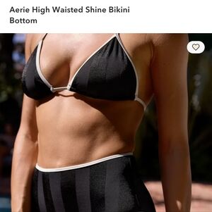 Black and White Aerie Bikini Set